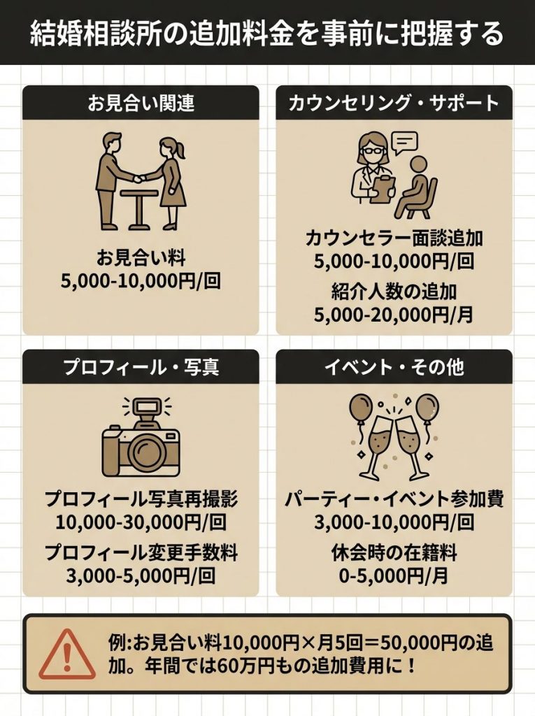 追加料金が発生するケース